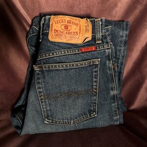 Lucky Brand Dungarees American Classic Dark Blue Relaxed Jeans